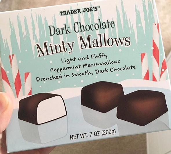 Dark chocolate minty marshmallows